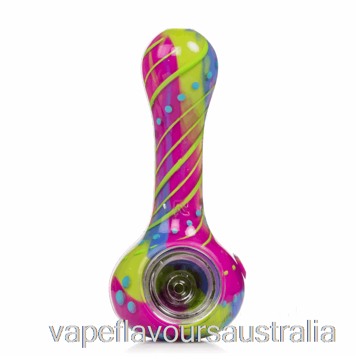 Vape Flavours Australia Eyce ORAFLEX Floral Silicone Spoon Cotton Candy (Blue / Green / Purple)